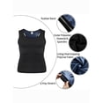 thumbnail image 2 of Men Waist Trainer Sauna Vest Hot Sweat Body Shaper Slimming Weight Loss Zipper Tank Top Premium Workout Shirt, 2 of 7