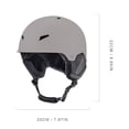 thumbnail image 2 of Casco de snowboard profesional con 8 respiraderos, casco cálido de esquí ABS EPS para hombres y mujeres, 2 of 8