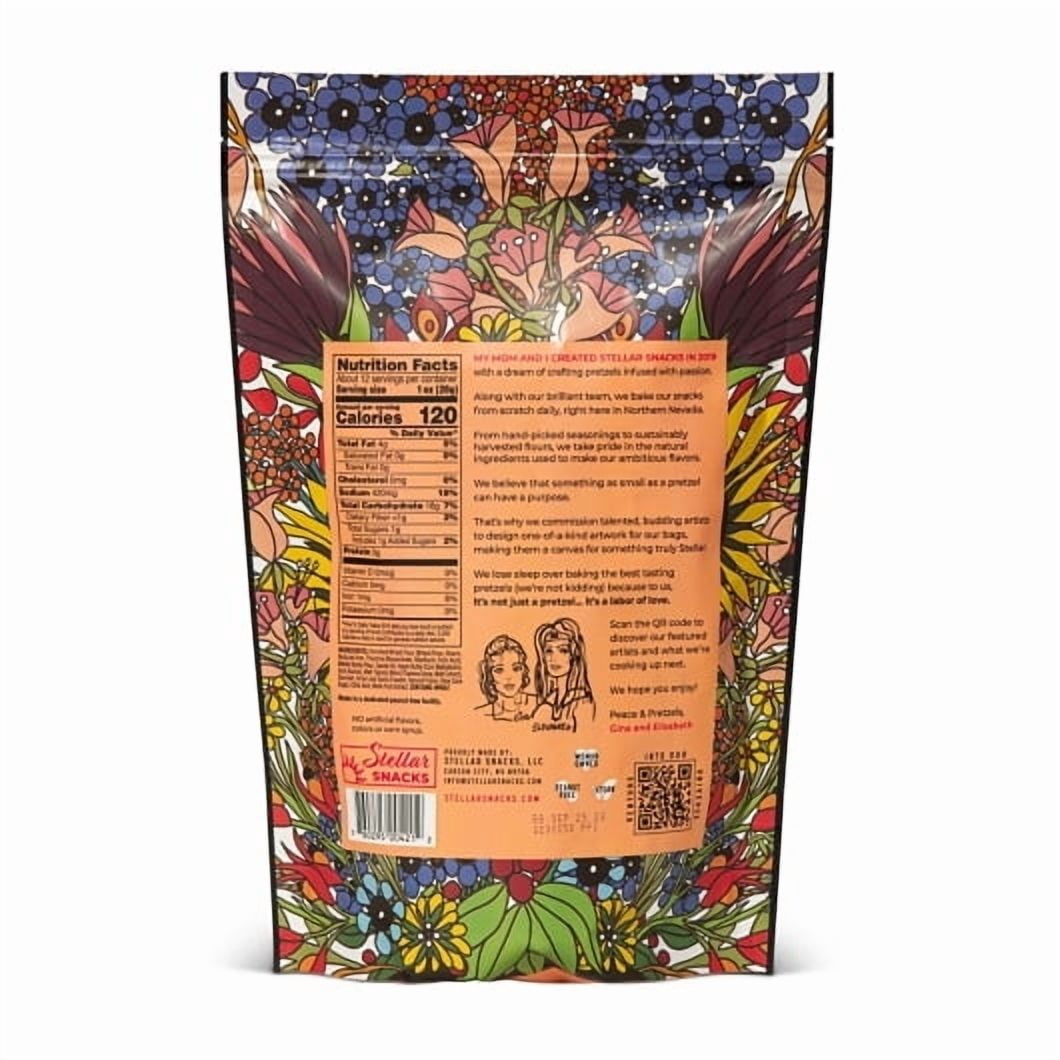 Stellar Snacks Maui Monk Pretzel Braids Resealable Pouch, 12 Ounce