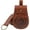 Brown, variant on Twin PU Belt Attached Pouches Ergonomic Compartments for Keys Coins Essential