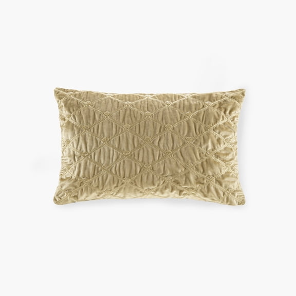Oblong Decor Pillow Gold 22x15"