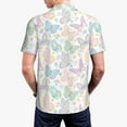 thumbnail image 6 of Wukai Colorful Butterfly Men’s Polo Shirts,Quick-Dry Athletic Shirt,Classic Fit Shirts-XX-Large, 6 of 8