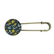 thumbnail image 1 of Flor verde planta de pintura amarilla EsES Broche De Broche De Metal Antiguo Unbranded M, 1 of 3