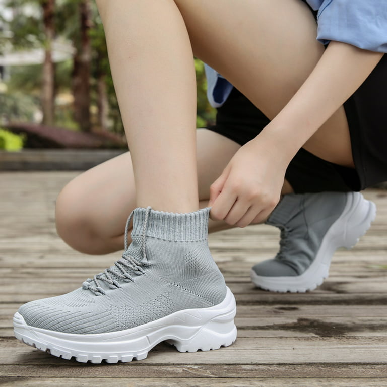 Adviicd Shoe Whitener for Sneakers Women's Walking Shoes Slip-On - Sock Sneakers Ladies Nursing Work Air Cushion Mesh Casual Running Jogging Shoes
