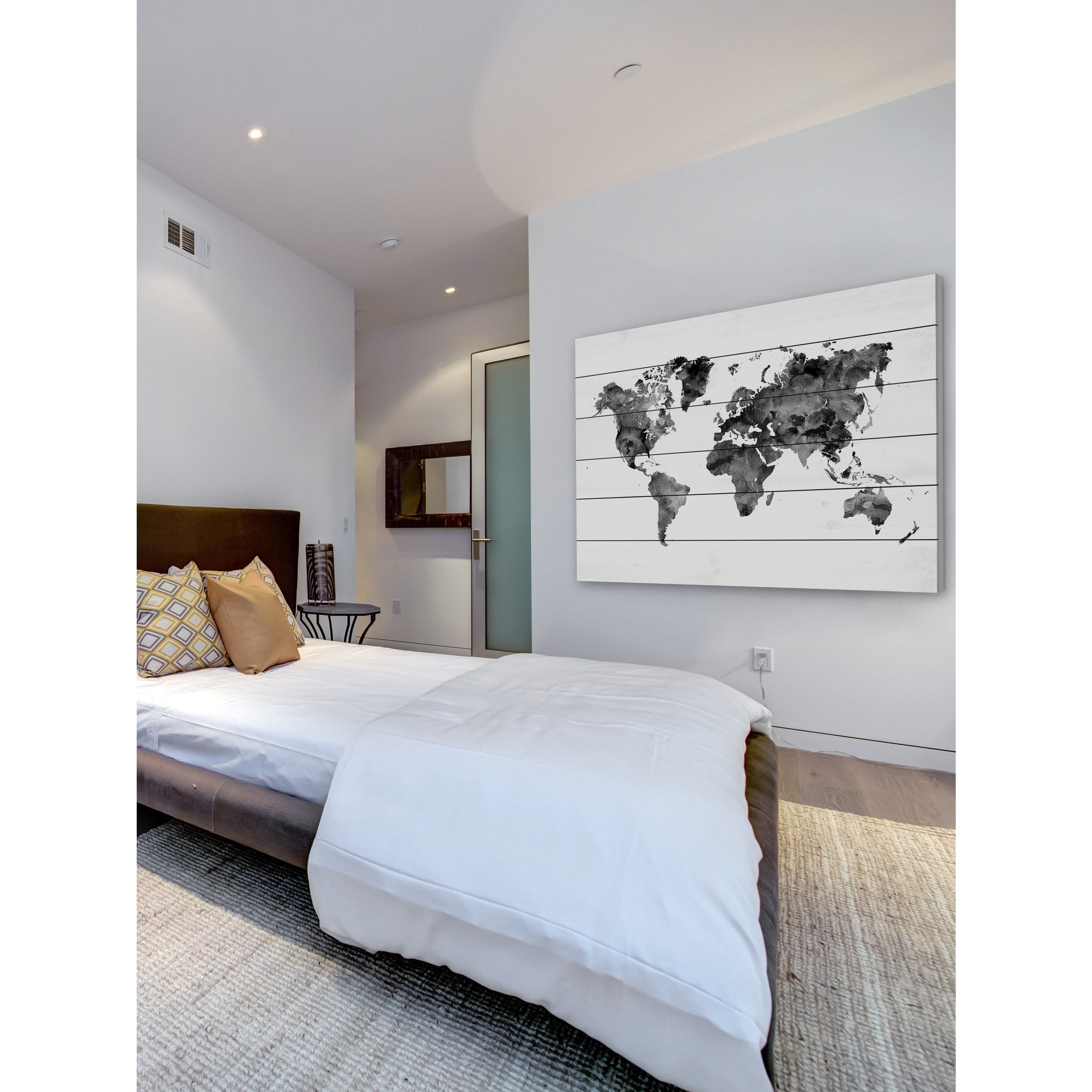 Marmont Hill "Shadow Travels" by Dani Jay Painting Print on White Wood