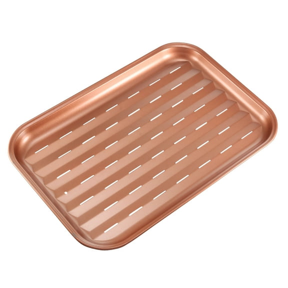 Uxcell Non-Stick Barbecue Trays BBQ Grill Pans Carbon Steel