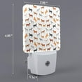 thumbnail image 2 of Pofeuu Horses Print Night Lights Plug into Wall with Dusk-to-Dawn Light Sensor, LED Nightlight for Bathroom, Adult, Hallway-UK, 2 of 7