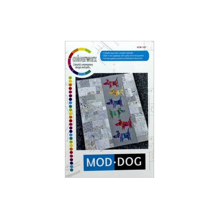Colourwerx Mod Dog Pattern