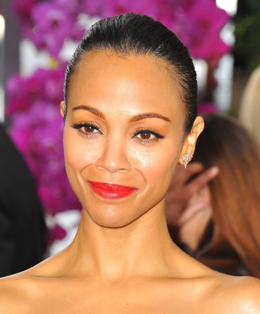 Zoe Saldana At Arrivals For 71St Golden Globes Awards Arrivals 5