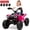 Pink, variant on Sunnyfree 4WD 24V Kids ATV, 800W Ride on Toys with 2 Seater, 4 Wheeler Electric Quad with Spring Suspension, Bluetooth, Music, Led Lights, Pink