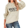 thumbnail image 2 of Hockey Mama Hoodies for Women 2025 Long Sleeve Soft Graphic Hooded Sweatshirt with Pockets Pullover Tops, 2 of 4