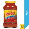 Ragu Old World Style Sauce Flavored with Meat, Made with Olive Oil, Perfect for Italian Style Meals at Home, 24 OZ
