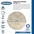 thumbnail image 2 of Novelty Lights 100 Light Green Christmas Incandescent Starlight Sphere, 7.5" Diameter, 2 of 5