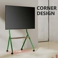 thumbnail image 2 of FITUEYES Design Mobile TV Stand for 55 60 65 75 78 Inch TV, Rolling TV Stand with Wooden Storage Shelves, Suitable for Living Room, Office and More, Collector Series., 2 of 8