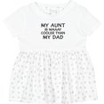 thumbnail image 3 of Inktastic My Aunt is Waaay Cooler Than My Dad Girls Baby Dress, 3 of 5