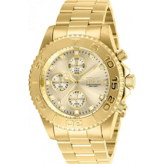 Invicta Pro Diver Chronograph Quartz Champagne Dial Men's Watch 28683