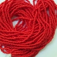 thumbnail image 1 of Seed Beads Red Opaque 10/0 Czech Glass Full Hank Pack, 1 of 4