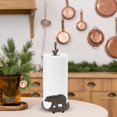 thumbnail image 3 of Paper Towel Holder with Standing Bear Design - Rustic Cabin Lodge Dining Kitchen, 3 of 7