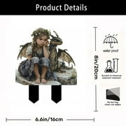 Uiz Merueh Garden Statues Garden Fairy Statues Outdoor, Outdoor Fairy Figurine Accessories,Patio Lawn Yard Porch, Ornaments for Outside Gifts