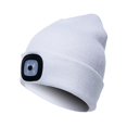 thumbnail image 2 of Viworld Unisex Beanie Hat with Light, USB Rechargeable LED Headlamp Beanie, Gifts for Dad Father Men Husband Warm Knitted Cap, 2 of 8