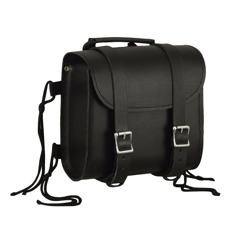Visconti 18074 Leather Business Messenger Bag  Shoulder X Large Laptop Case Blac 