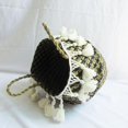 thumbnail image 4 of Handmade Mini Bamboo Storage Baskets Foldable Laundry Straw Patchwork Wicker Rattan Seagrass Belly Flower Pot Planter Basket, 4 of 6