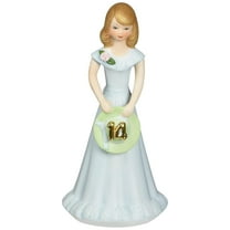 Growing up Girls from Enesco Brunette Age 14 Figurine 6.5 IN