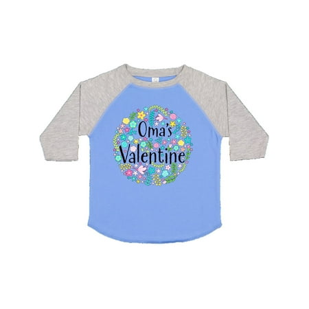 

Inktastic Oma s Valentine- Flower Circle Gift Toddler Boy or Toddler Girl T-Shirt