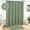 Green, variant on FRAMICS Heavy-Duty Waffle Weave Shower Curtain Sets with Rug, 14-Piece Striped Fabric Bathroom Sets with Hooks, Hotel Grade, Waterproof & Washable, Black, 71.3" x 71.3"