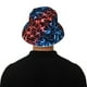 thumbnail image 5 of Balery Red And Blue Lightning Sombreros para el sol para hombre y mujer, sombrero de pescador con UPF 50+, 5 of 6