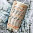 thumbnail image 2 of To My Wife Tumbler, Lovely Idea Appreciation Gifts for Wife For Anniversary, Mothers Day Gifts for Wife From Husband, 20oz Stainless Steel Tumbler For Her Anniversary, 2 of 6
