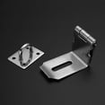 thumbnail image 2 of Heavy Duty Stainless Steel Hasp and Staple with Screws for Door, Window, Cabinet, Pet Cage, Gate Lock, 2 of 5