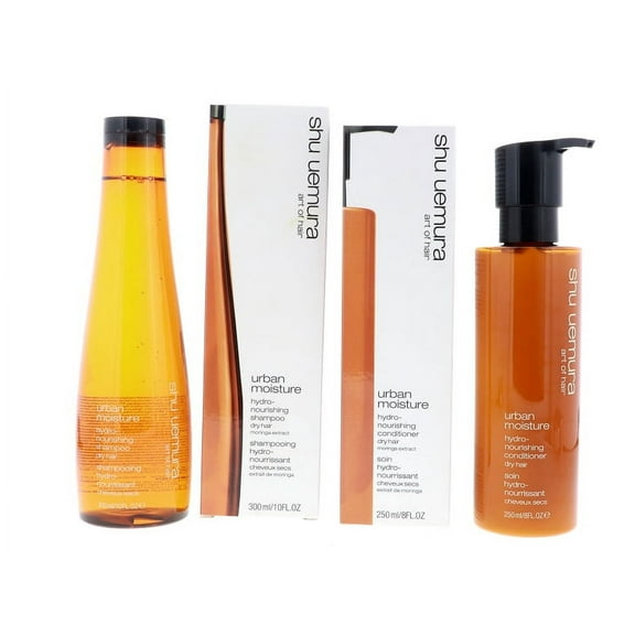 Shu Uemura Urban Moisture Condtioner 250 ml / 8.5 oz 1 Pc, Shu Uemura Urban Moisture Shampoo, 10.1 oz 1 Pc