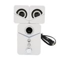 thumbnail image 2 of D-221 Bluetooth computer speaker with deep bass, 2.1-channel mini speaker for desktop computers, wedding party, white., 2 of 5