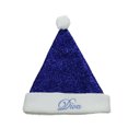 thumbnail image 2 of Northlight 21" Blue and White Shimmering Diva Unisex Adult Christmas Santa Hat Costume Accessory -, 2 of 2