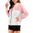 thumbnail image 5 of SAYFUT Sweatshirt Lightweight Jacket Sports Basic Workout Pullover Top Loose Fitting Color Block Shirts, 5 of 8