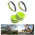thumbnail image 5 of 4pcs Reflective Cycling Pants Straps Bike Leg Sports Night Ankle Belt Enhances Night Visibilities and Comfortable, 5 of 8