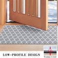 thumbnail image 3 of Gray Geometric Quatrefoil Pattern Door Rugs,Washable Non Slip Door Mats Indoor,Decorative Door Mats,Entry Mat Indoor for Entrance,Bedroom,Kitchen,Bathroom,17"x30", 3 of 6