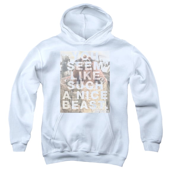 Labyrinth Nice Beast Youth Pullover Hoodie Sweatshirt White