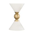 thumbnail image 3 of TOV Furniture Table d'Appoint en Métal Fer Transitionnel Balhi 21"H en Blanc, 3 of 6