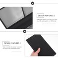 thumbnail image 2 of Minkissy 1Pack Card Sleeves PU Storage Bag Rectangular for Office Use Damage Prevention, 2 of 4