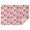 Pink Cow Strawberry, variant on Pink Cow Strawberry Scarf Pattern Rectangle Tablecloth 60"x84",Waterproof Polyester Rectangle Table Cloth, Wipeable Spillproof Polyester Tablecloth for Dining, Camping, Indoor and Outdoor