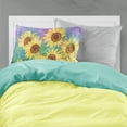 thumbnail image 2 of Sunflowers and Purple Fabric Standard Pillowcase, 2 of 2