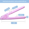 thumbnail image 4 of EECOO Hair Straightener Flat Iron, 4 Colors 2 in 1 Mini Bangs Hair Straightener Beauty Flat Iron Heating Curler Ceramic Tourmaline Plate Wave Straightener, 4 of 7
