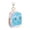 C, variant on YYKihy Mini Backpack Keychain Cute Cosmetic Bag For Women Transparent Makeup Bag Key Pocket Lipstick Bag Card Holder Data Cable Organizer Zipper