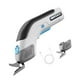 thumbnail image 5 of Tijeras eléctricas profesionales recargables por USB, cortadora de tela Cabezal de corte doble, 5 of 9