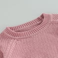 thumbnail image 4 of Baby Girl Boy Knit Pullover Sweater Fall Winter Warm Sweatshirt Tops with Pocket, 4 of 6