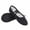 Black, variant on Lovskoo Ballet Shoes for Girls, Canvas Dance Practice Slippers No-Tie Sole Yoga Gymnastics Shoes(Toddler/Little Kid/Big Kid) 24 Black