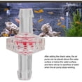 thumbnail image 4 of Jinsinto 10pcs Aquarium Air Pump Check Valves Plastic One Way Non Return Check Valve Waterstop Accessory For Fish Tank(7mm), 4 of 5