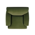 thumbnail image 6 of Jennifer Taylor Home Alana 38" Lawson Large Living Room Accent Arm Chair with Metal Casters, Olive Green, 6 of 11